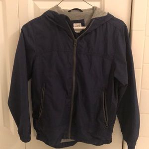 Gap Navy lined jacket/raincoat/windbreaker